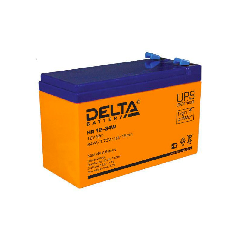 Аккумуляторная батарея Delta HR 12-34W Аккумуляторная батарея Delta HR 12-34W