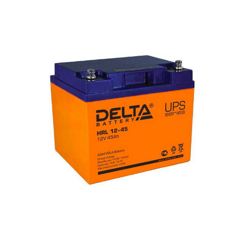 Аккумуляторная батарея Delta HRL 12-45