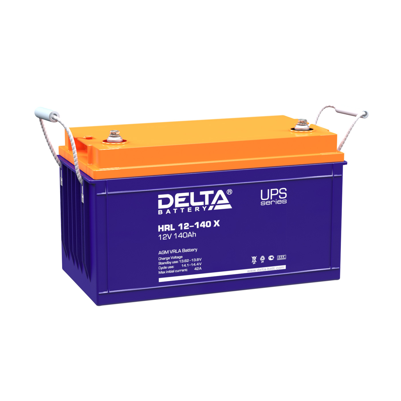 Аккумуляторная батарея Delta HRL 12-140 X