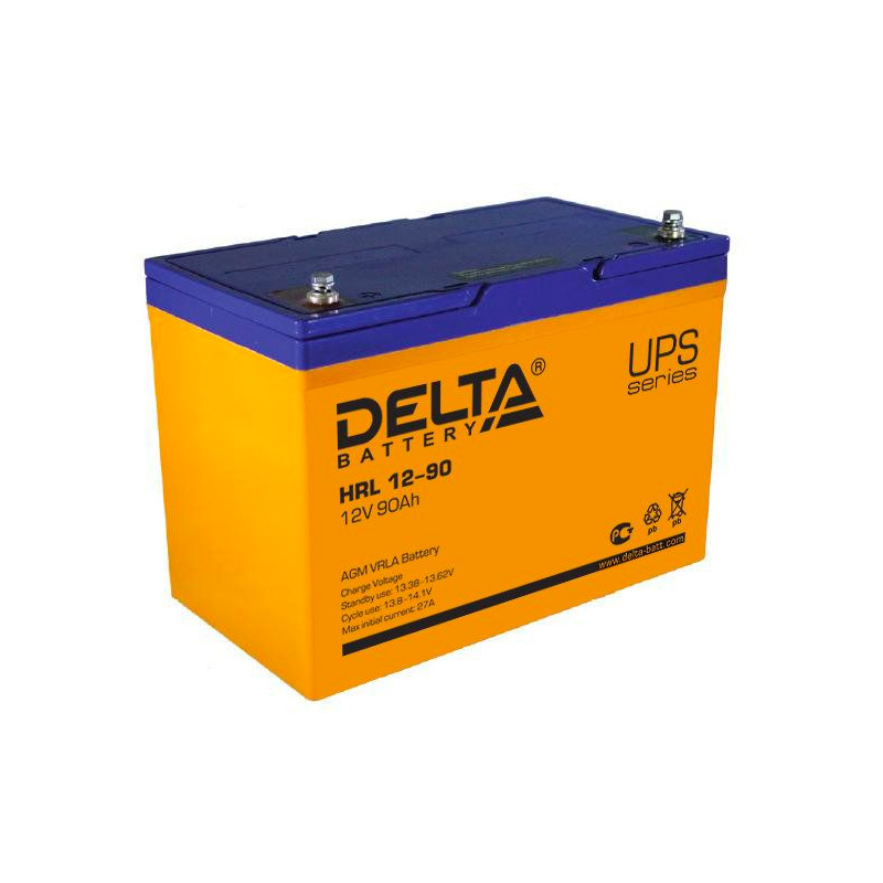 Аккумуляторная батарея Delta HRL 12-90
